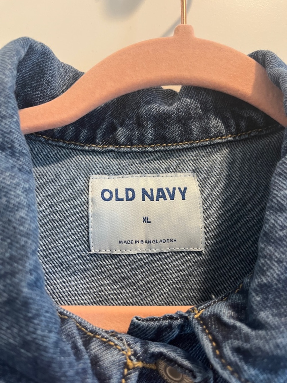 Old Navy Women Dark Blue Denim Jacket XL - Picture 2 of 4